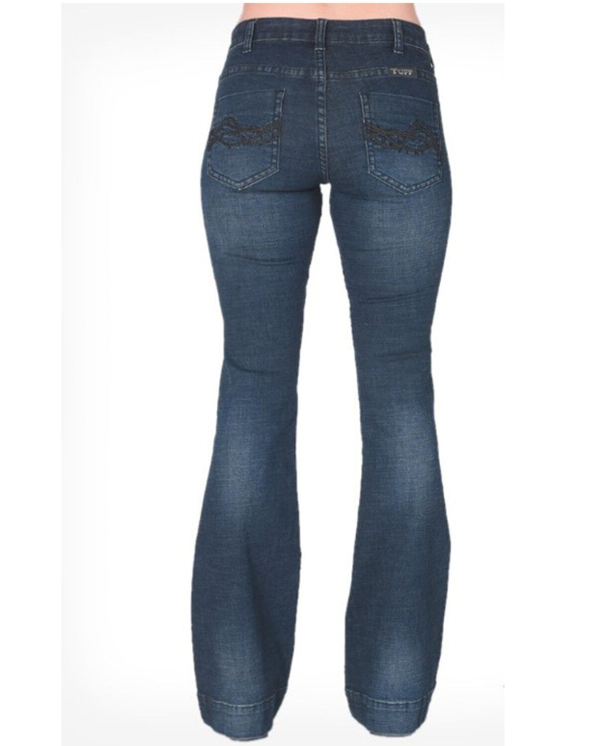 Image #2 - Cowgirl Tuff Women's DFMI Sport Bootcut Jeans, Blue, hi-res