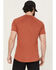 Image #4 - Carhartt Men's Force Relaxed Midweight Logo Pocket Short Sleeve Work T-Shirt, Red, hi-res