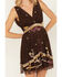 Image #4 - Shyanne Women's Embroidered Tulle Dress, Chocolate, hi-res