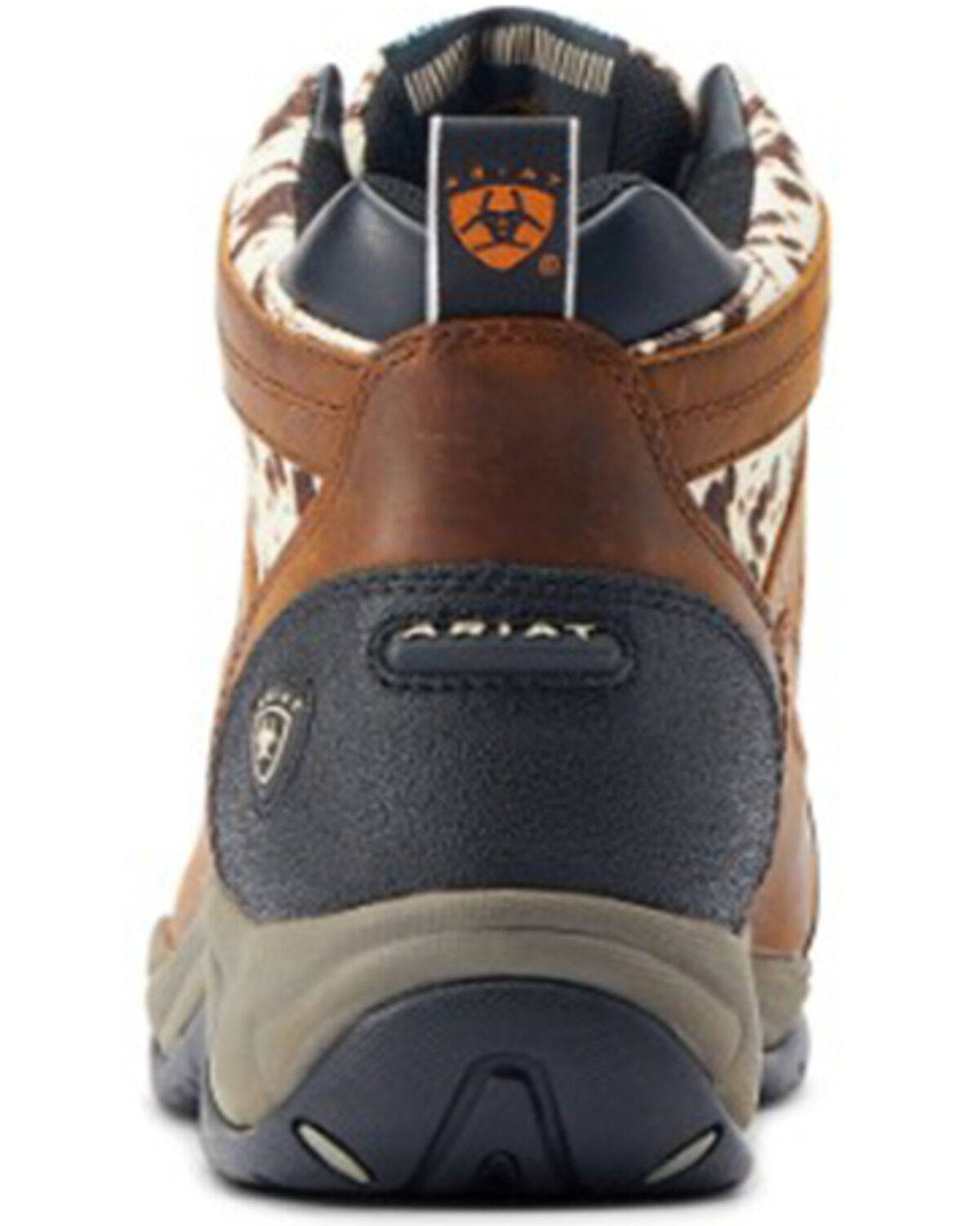 Image #3 - Ariat Women's Cow Print Terrain Waterproof Boots - Soft Toe, Brown, hi-res