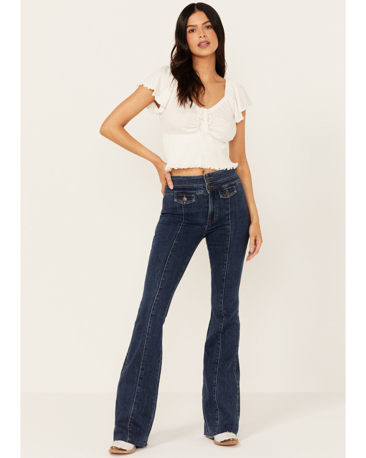 Image #1 - Idyllwind Women's Legend High Rise Bootcut Stretch Denim Jeans, Medium Wash, hi-res
