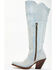 Image #3 - Dan Post Women's Denim Tall Western Boots - Snip Toe, Blue, hi-res