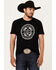 Image #1 - Cinch Men's Boot Barn Exclusive Logo Short Sleeve Graphic T-Shirt, Black, hi-res