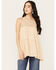 Miss Me Women's Crochet Sleeveless Top, Beige, hi-res