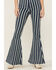 Image #2 - Rock & Roll Denim Women's Bargain Bell Stripe Flare Jeans, , hi-res