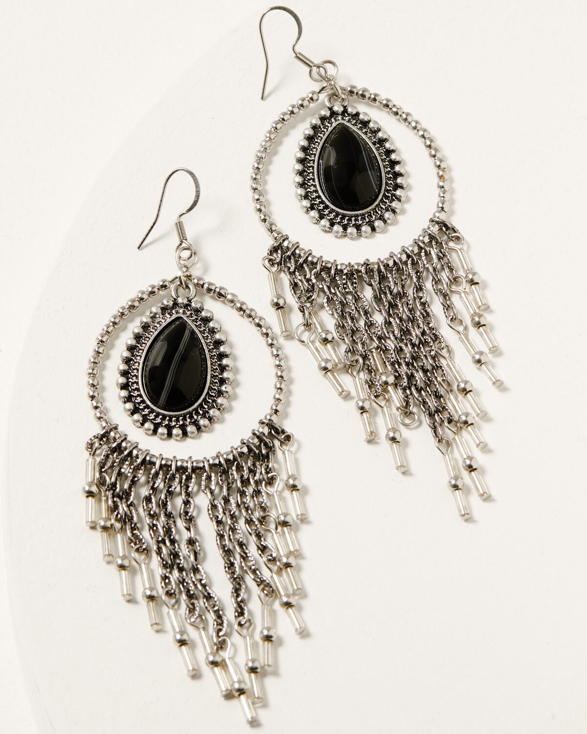 Idyllwind Women's Luna Black Earrings, Black, hi-res