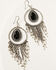 Image #1 - Idyllwind Women's Luna Black Earrings, Black, hi-res