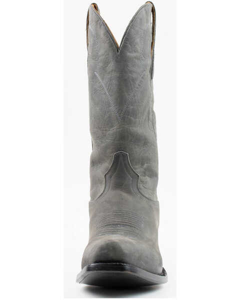 El Dorado Men's 13" Distressed Western Boots - Square Toe, Grey, hi-res