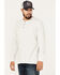 Image #2 - North River Men's Heathered Waffle Long Sleeve Henley, Natural, hi-res