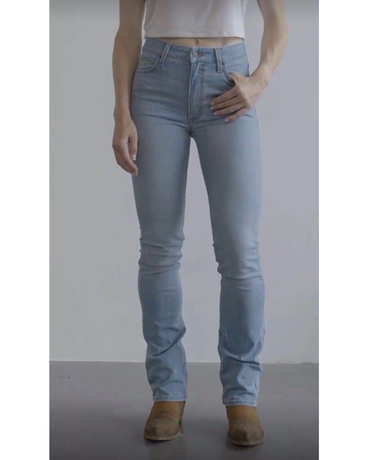 Image #1 - Kimes Ranch Women's Sarah Light Wash High Rise Slim Bootcut Jeans, Light Wash, hi-res