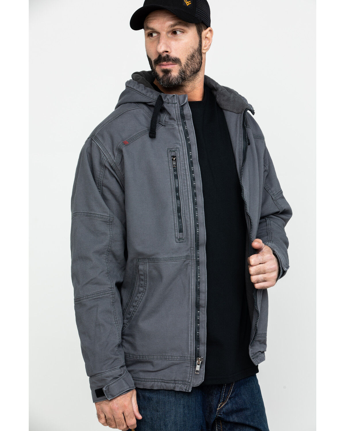 Image #1 - Ariat Men's FR Duralight Stretch Canvas Work Jacket - Tall, , hi-res