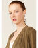 Image #1 - Paige Wallace Women's Turquoise Studded Concho Earrings, Silver, hi-res