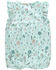 Image #2 - Carhartt Infant Girls' Floral Print Sleeveless Snap Onesie, Blue, hi-res