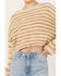 Image #3 - Revel Women's Striped Cinched Bottom Sweater, Yellow, hi-res