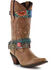 Durango Women's Crush Accessorized Western Fashion Boots - Snip Toe, Brown, hi-res