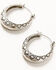 Image #3 - Shyanne Women's Hoop Rodeo Sunset Earring Set - 5 Piece, Silver, hi-res