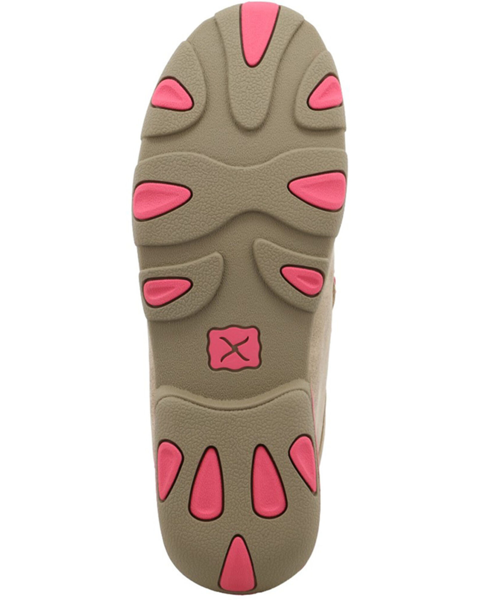 Image #7 - Twisted X Women's Tough Enough to Wear Pink Driving Mocs - Moc Toe, Distressed, hi-res