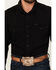 Image #3 - Rock & Roll Denim Men's Denim Long Sleeve Snap Western Shirt, Black, hi-res