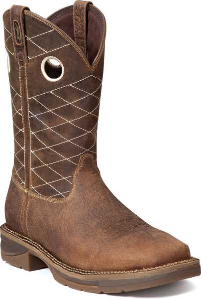 Image #1 - Durango Men's Workin' Rebel Brown Western Boots - Composite Toe, Chocolate, hi-res