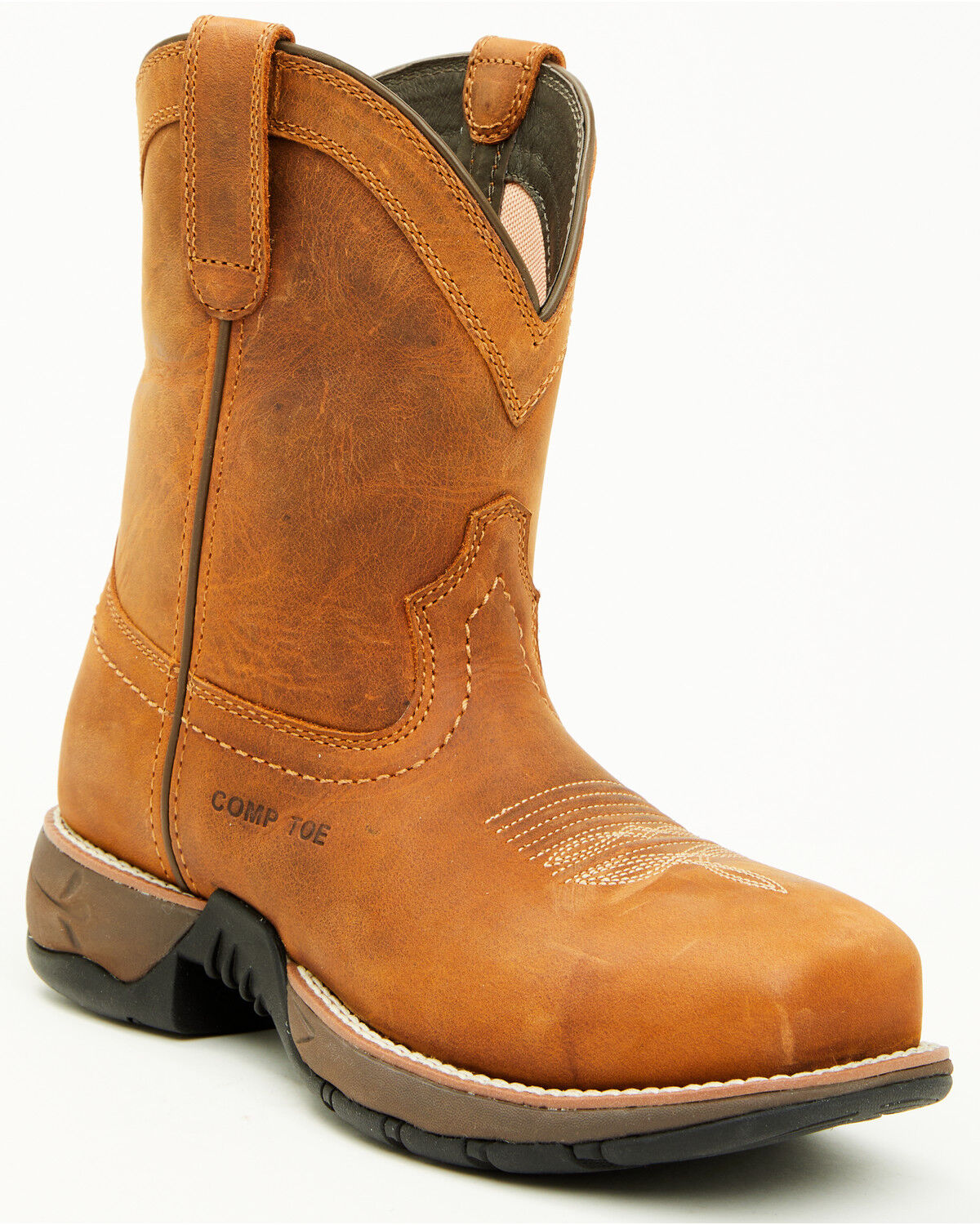 Image #1 - Shyanne Women's 8" Lite Work Boots - Composite Toe, Rust Copper, hi-res
