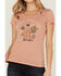 Idyllwind Women's Border Town Buzz Trustie Tee, Pecan, hi-res