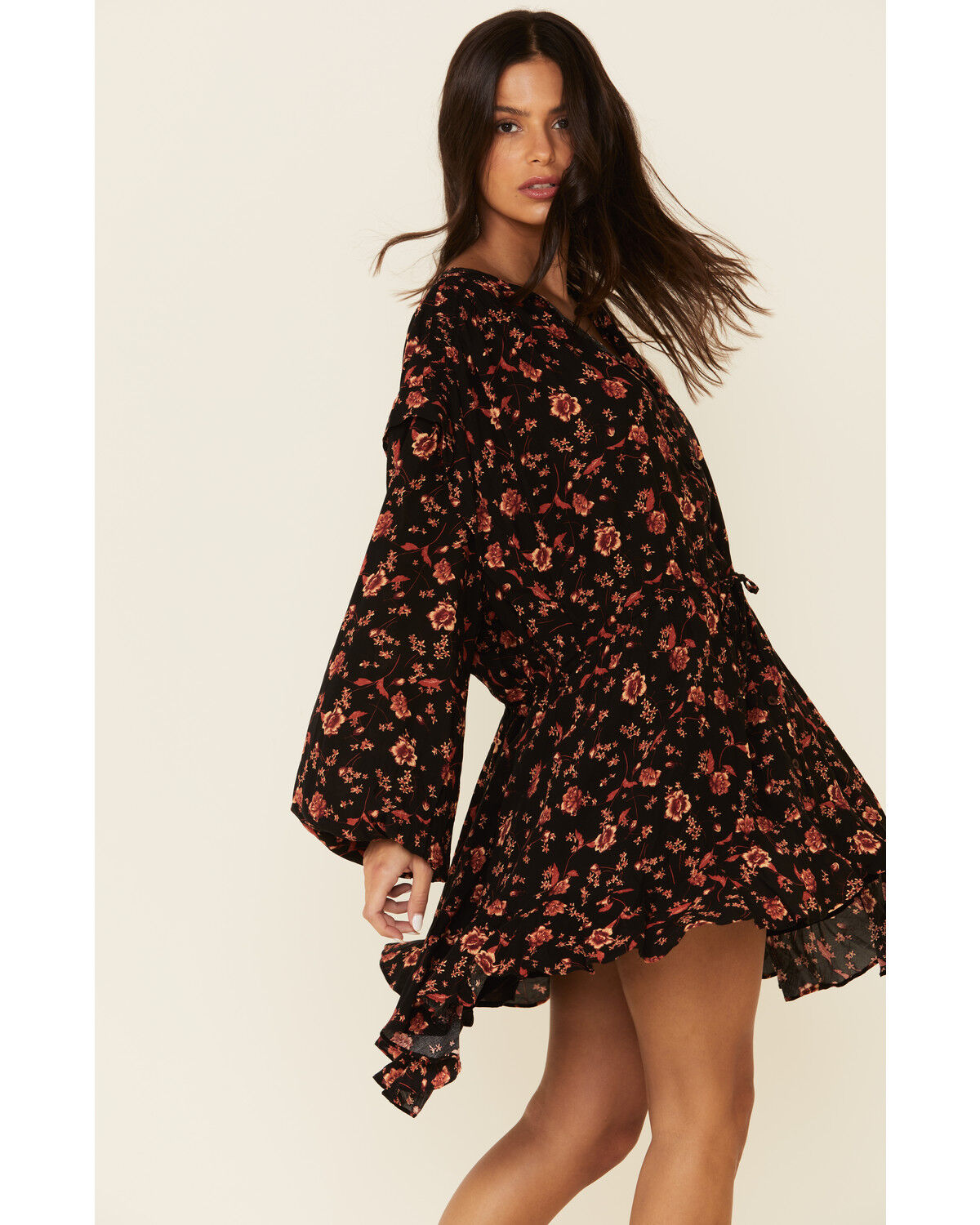 Flower fields mini dress