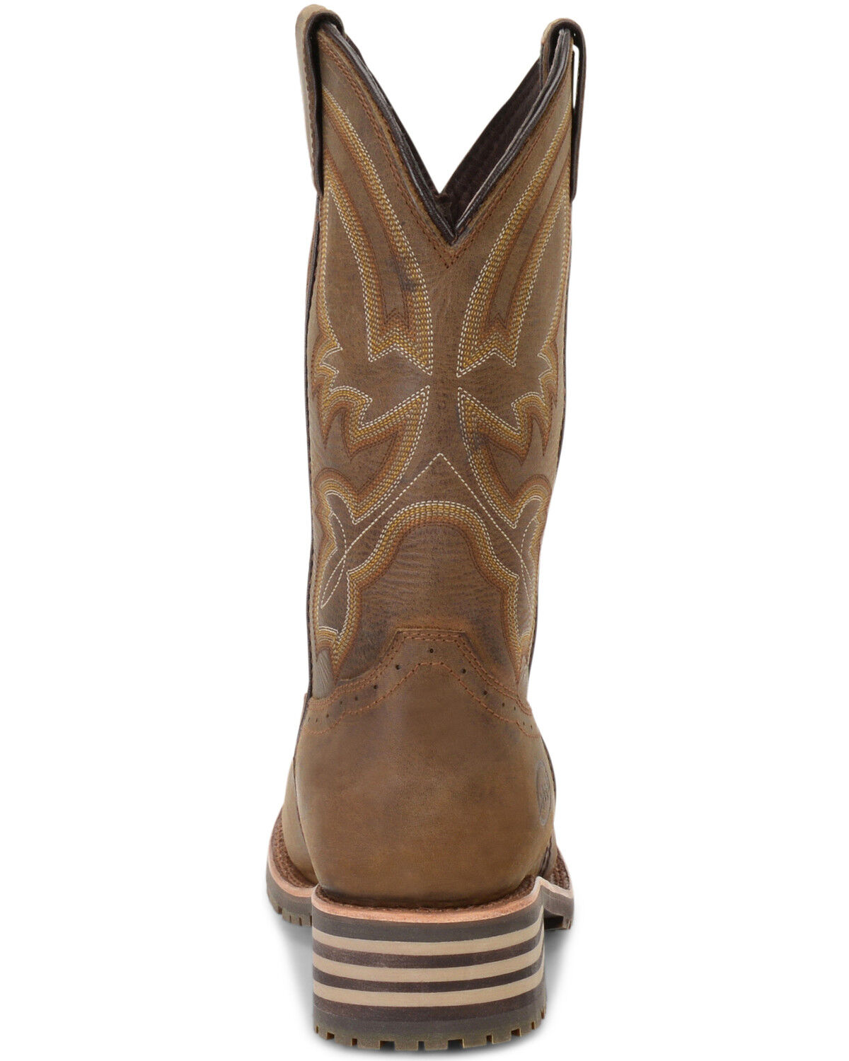 Image #5 - Double H Men's Ice Roper Waterproof Western Work Boots - Composite Toe, Brown, hi-res