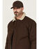Image #2 - Hawx Men's FR Sherpa Lined Work Jacket, Brown, hi-res