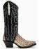 Image #2 - Dan Post Women's Karung Snake Exotic Western Boots - Snip Toe, Black, hi-res