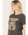 Wrangler Women's Country Roads Graphic Tee, Black, hi-res
