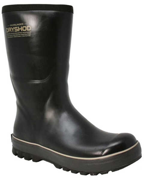 Image #1 - Dryshod Men's Mudslinger Non Marking Cool Clad Premium Rubber Farm Boots , Cream/brown, hi-res
