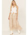 Image #1 - Gunit Women's Tiered Midi Skirt, Ivory, hi-res