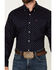 Image #3 - Ariat Men's Kaiser Diamond Print Long Sleeve Button-Down Western Shirt - Big , Dark Blue, hi-res