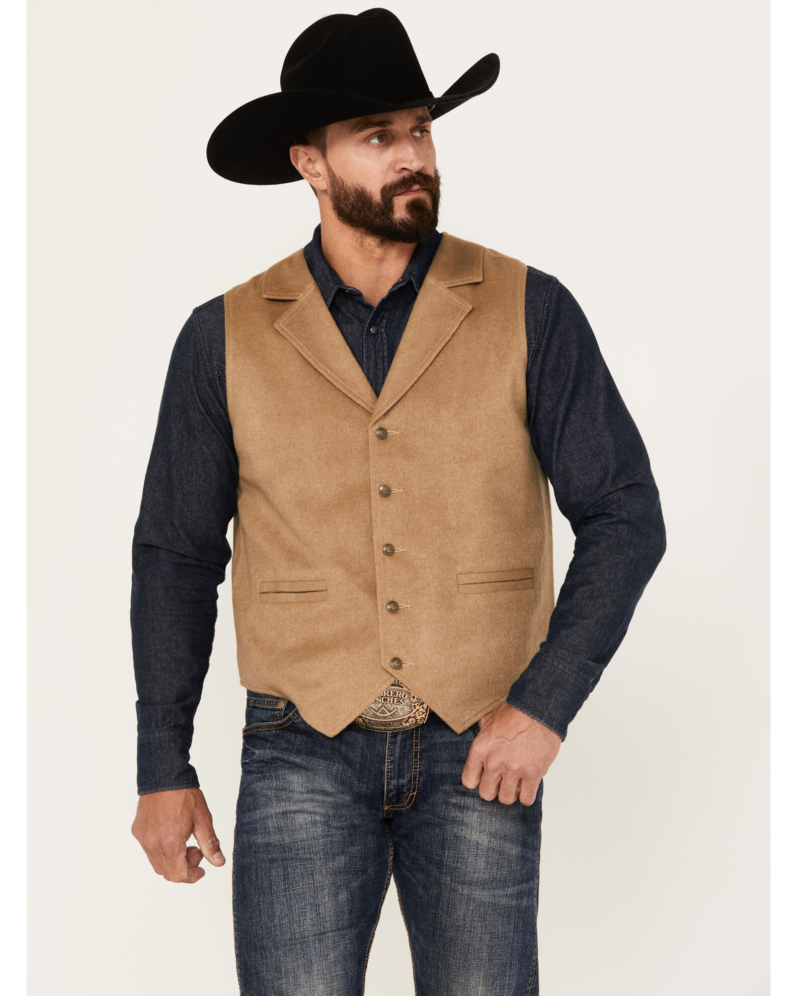 Button down with vest top