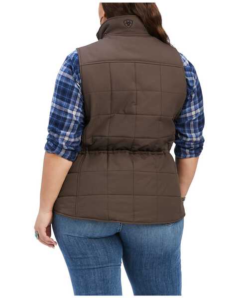 Image #2 - Ariat Women's Crius Insulated Vest - Plus , Brown, hi-res