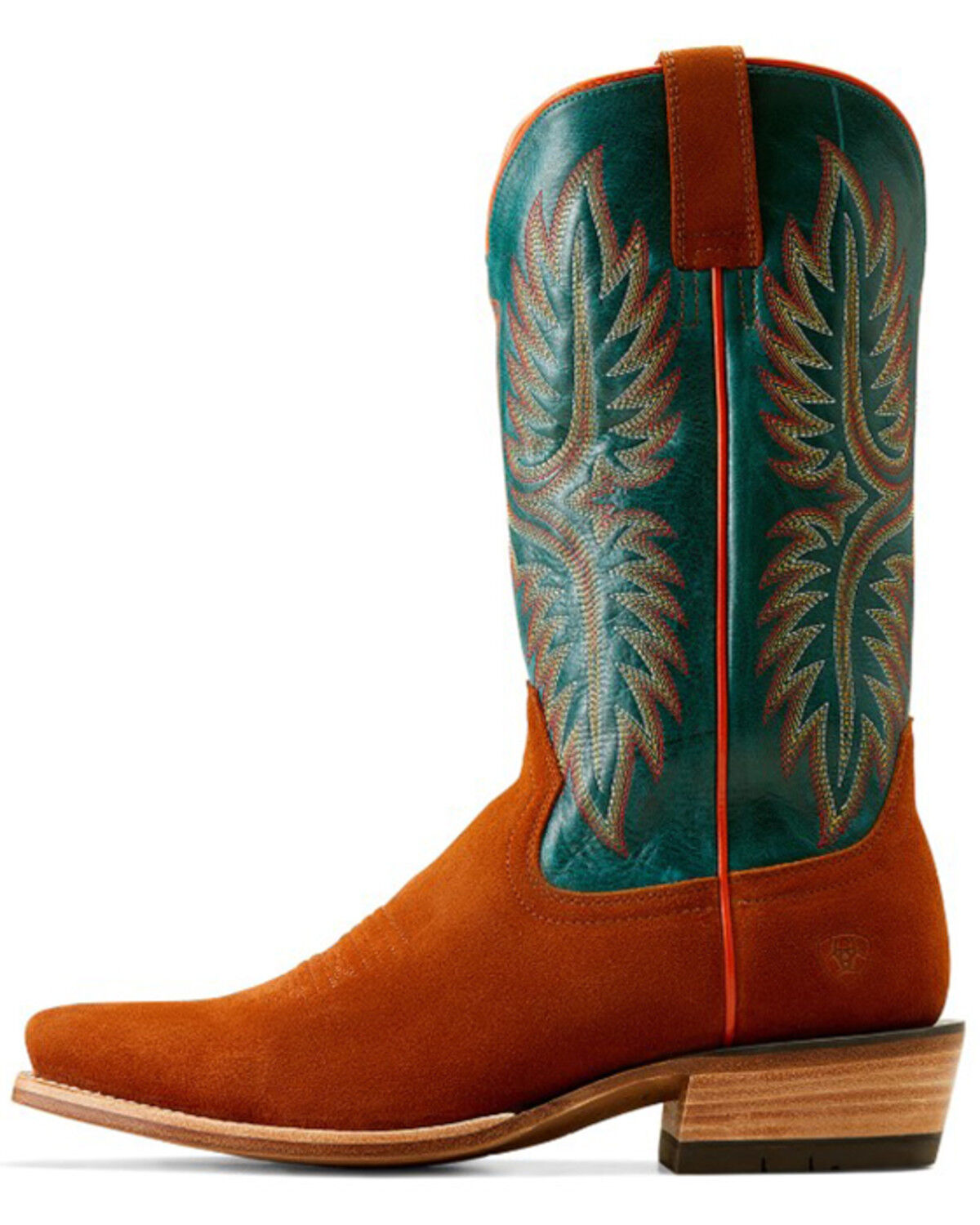 Image #2 - Ariat Men's Futurity Rider Roughout Western Boots - Square Toe, Brown, hi-res