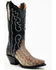 Image #1 - Dan Post Women's Karung Snake Exotic Western Boots - Snip Toe, Black, hi-res
