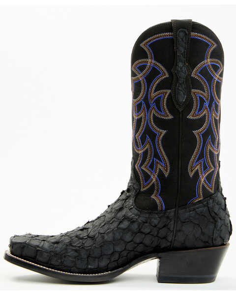 Image #3 - Cody James Men's Exotic Pirarucu Western Boots - Square Toe , Black, hi-res