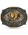 Image #1 - Montana Silversmiths Men's Majestic Valor Belt Buckle, Multi, hi-res