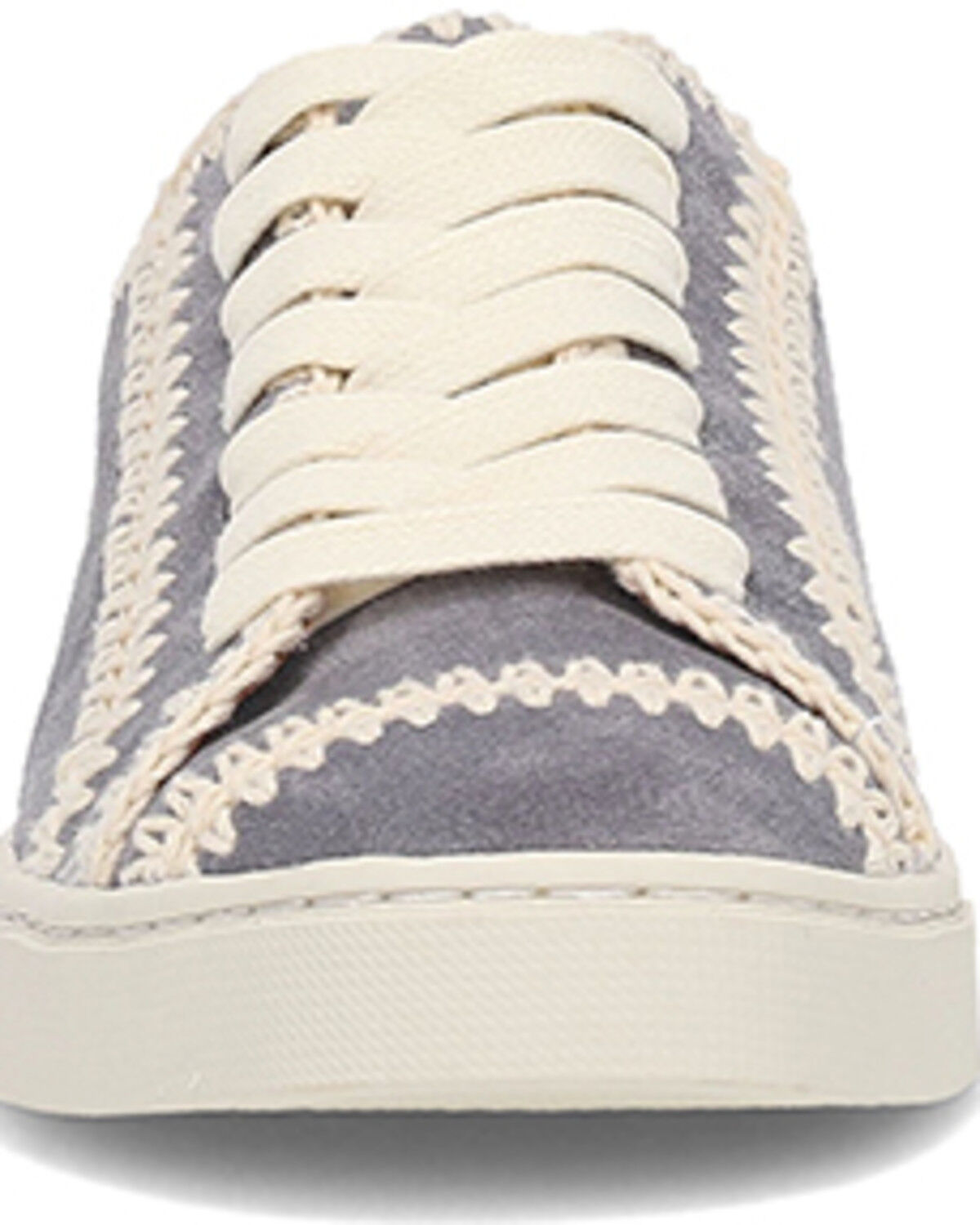 Image #4 - Frye Women's Ivy Crochet Low Lace Sneakers, Grey, hi-res