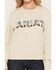 Image #3 - Ariat Women's Landscape Logo Crew Neck Sweatshirt, Grey, hi-res