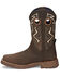 Image #3 - Tony Lama Men's Force Waterproof Western Work Boots - Composite Toe, Brown, hi-res