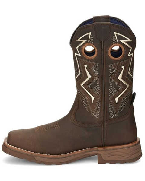 Tony Lama Men's Force Waterproof Western Work Boots - Composite Toe, Brown, hi-res