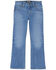 Image #3 - Wrangler 20X Boys' Light Wash Vintage Slim Bootcut Stretch Denim Jeans, Blue, hi-res
