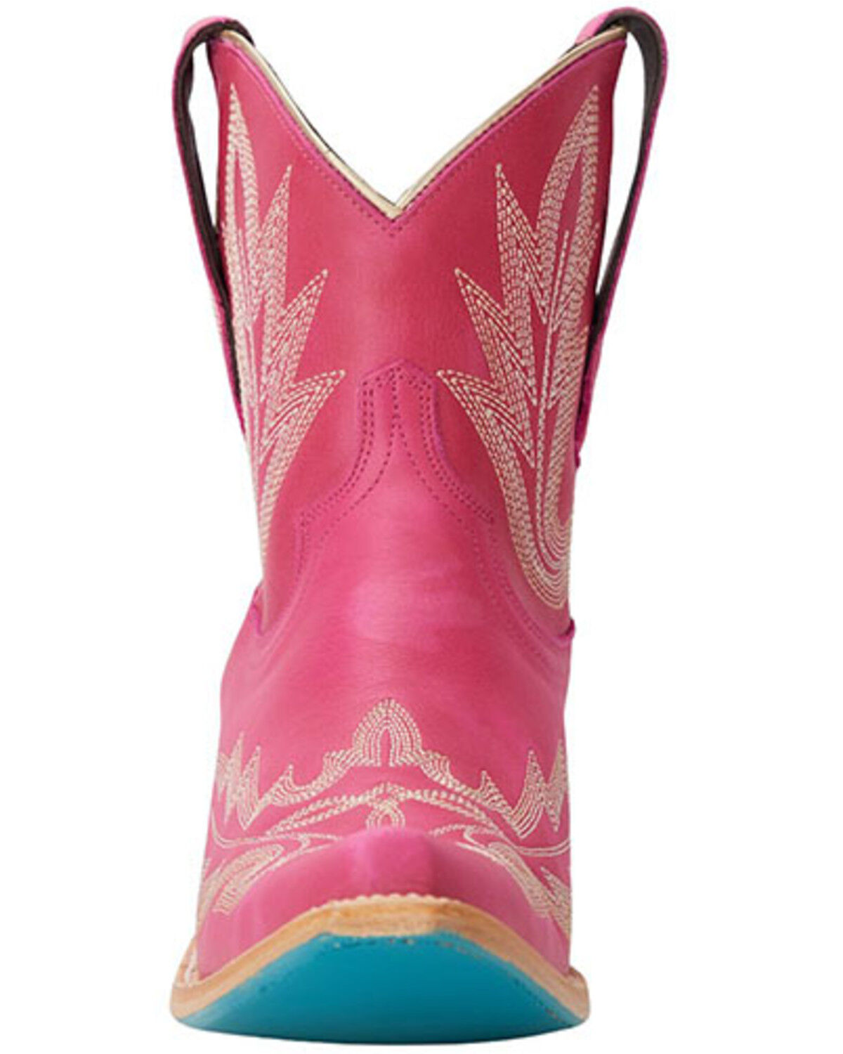Image #4 - Lane Women's Lexington Western Booties - Snip Toe, Hot Pink, hi-res