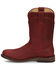 Image #3 - Justin Women's Holland Western Boots - Round Toe, Red, hi-res