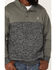 Hooey Men's Stevie 1/4 Snap Pullover, Charcoal, hi-res