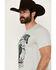Image #2 - Cody James Men's Rodeo Rider Short Sleeve Graphic T-Shirt, Natural, hi-res