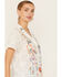 Image #2 - Johnny Was Women's Cooper Embroidered Short Sleeve Button-Down Blouse, White, hi-res