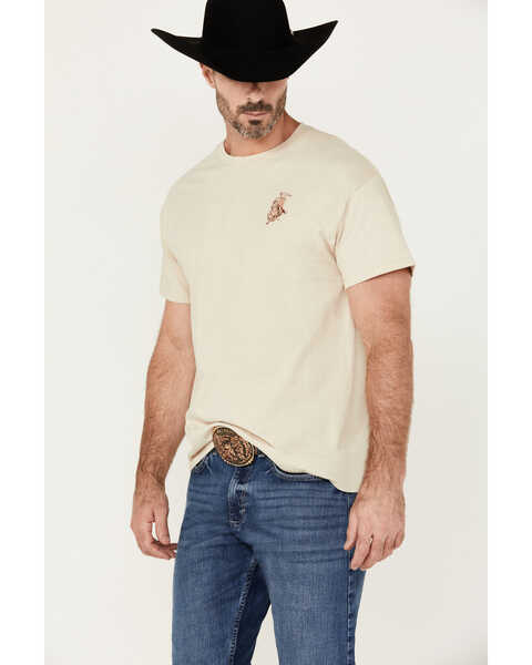 Image #3 - Riot Society Men's Rope Short Sleeve Graphic T-Shirt, Tan, hi-res
